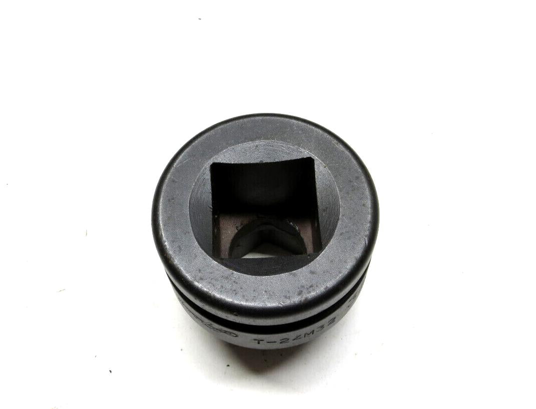 TORCUP 32 mm Impact Socket 1-1/2 Drive 6-Point Made in USA T-24M32