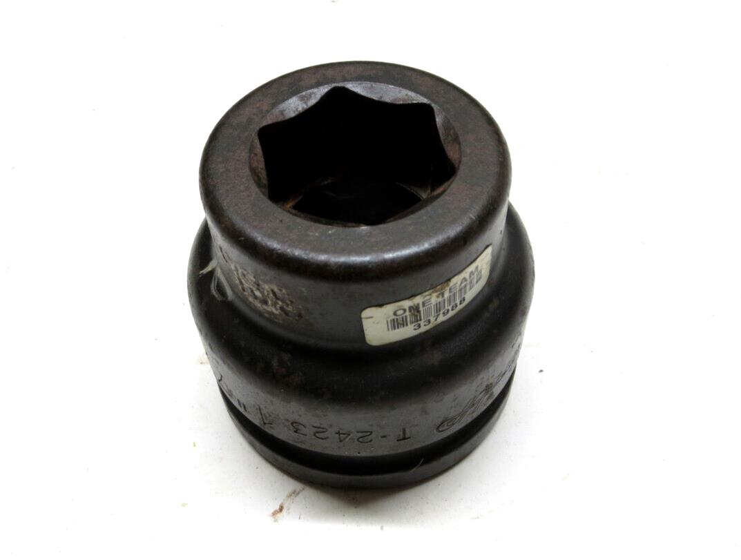 TORCUP 1-7/16 in. Impact Socket 1-1/2 in Drive 6-Point Made in USA T-2423