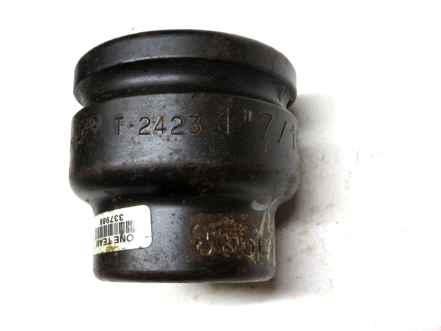 TORCUP 1-7/16 in. Impact Socket 1-1/2 in Drive 6-Point Made in USA T-2423
