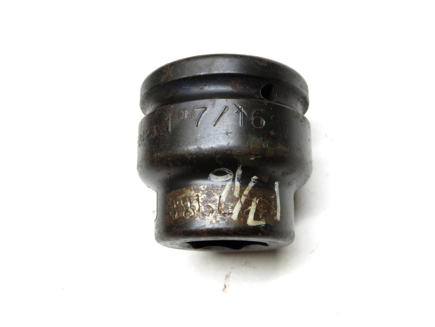 TORCUP 1-7/16 in. Impact Socket 1-1/2 in Drive 6-Point Made in USA T-2423