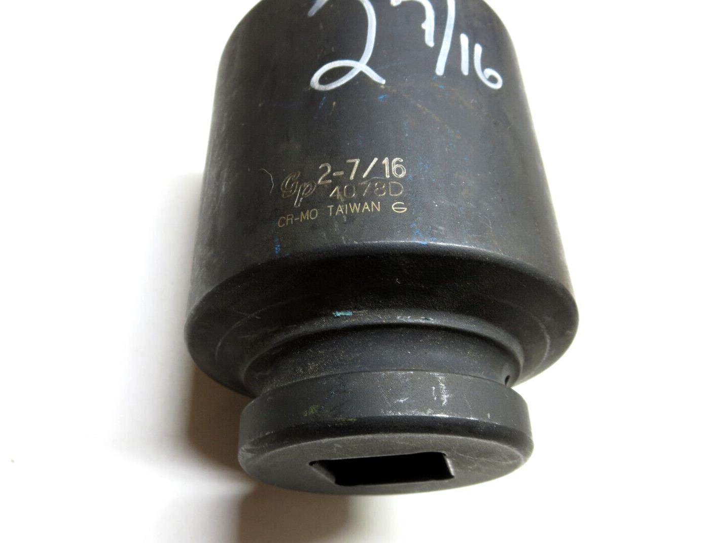 Grey Pneumatic 2-7/16 in. Impact Socket Deep 1 in. Drive Model 4078D