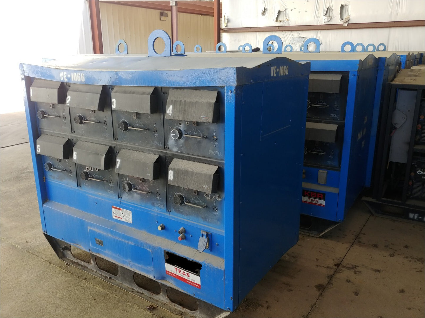 Lot of 2 Miller Mark Viii-2 Multi-Process DC 8-Bank Welders