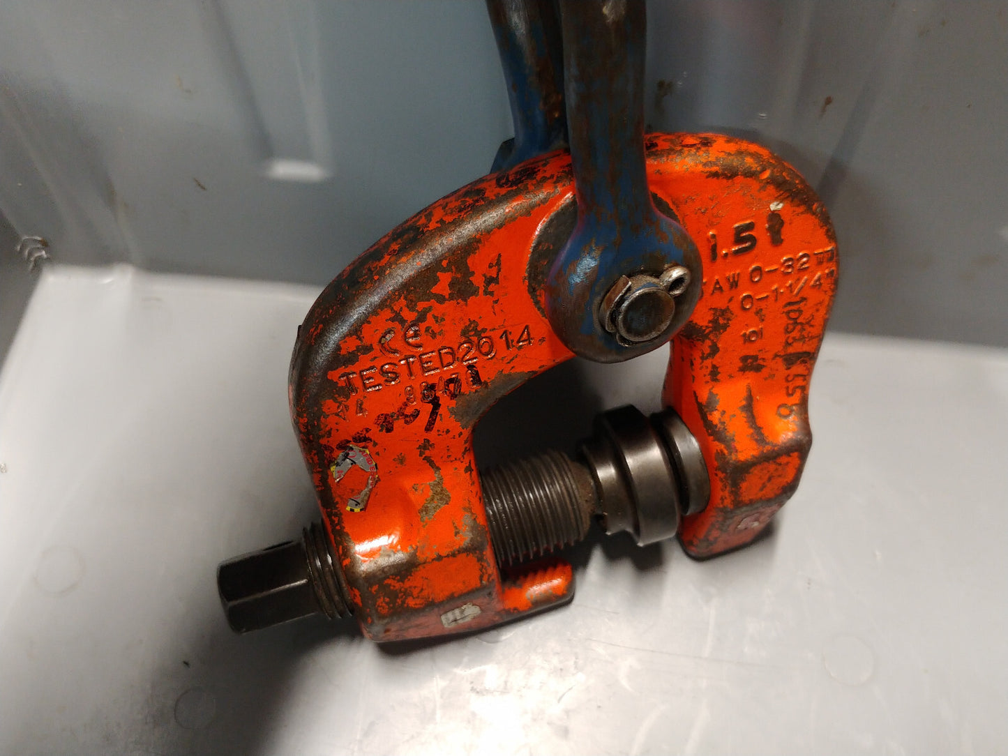 Crosby IP SC1.5 1-1/2 ton Screw Clamp 0 to 1-1/4 in. Capacity IP Holland