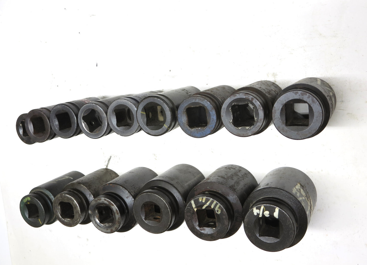 Armstrong USA 15-PCS 3/4 in Drive Deep Impact Sockets 9/16 To 1-3/4 Range