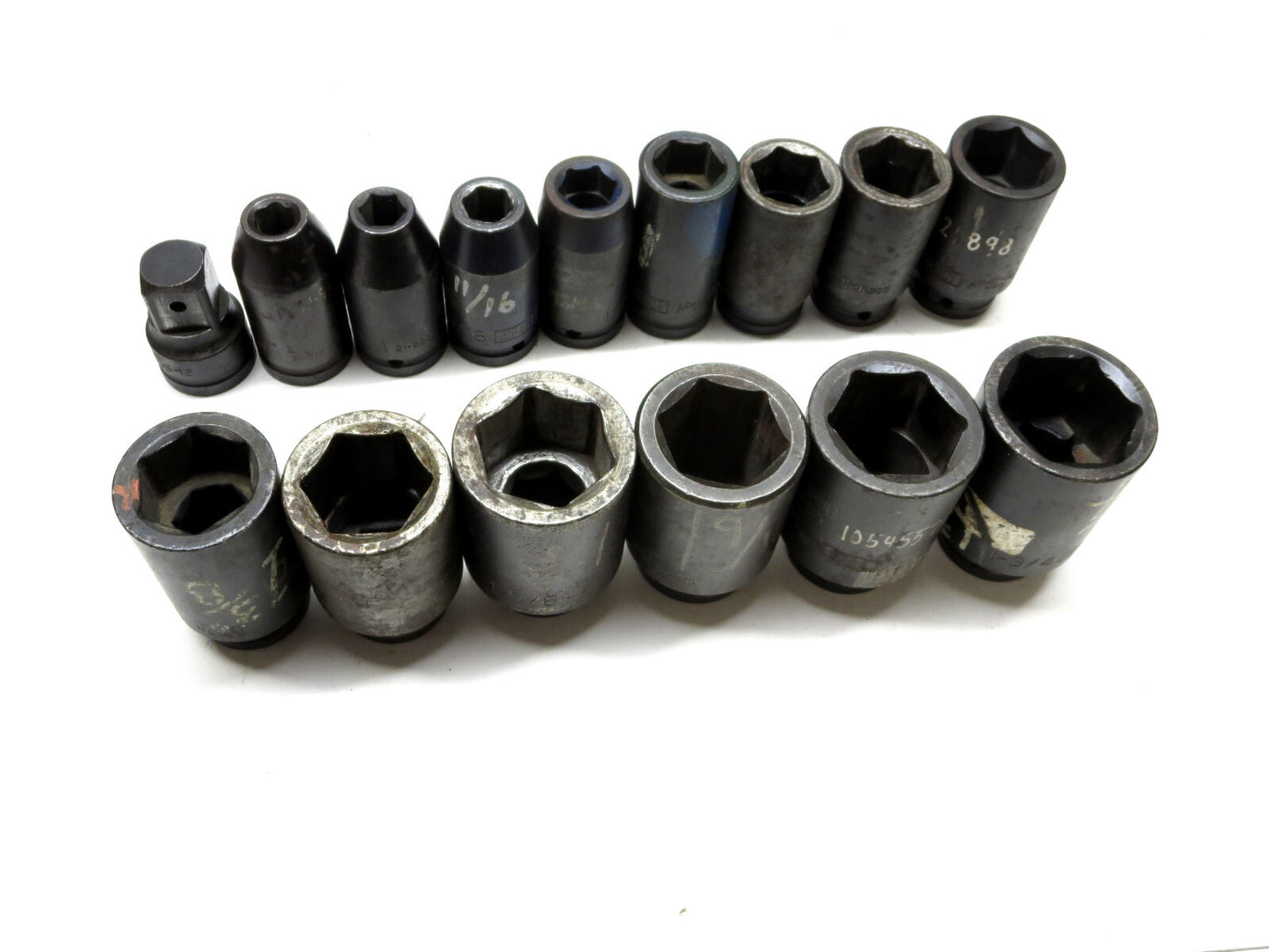 Armstrong USA 15-PCS 3/4 in Drive Deep Impact Sockets 9/16 To 1-3/4 Range