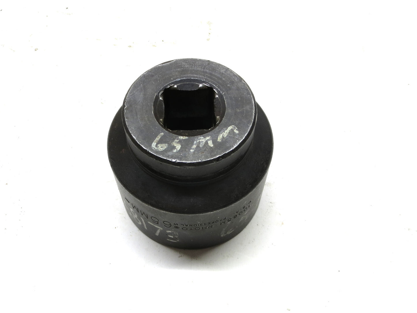 Proto Professional 65mm Impact Socket 1" Drive 6-Point 10065M MADE IN USA