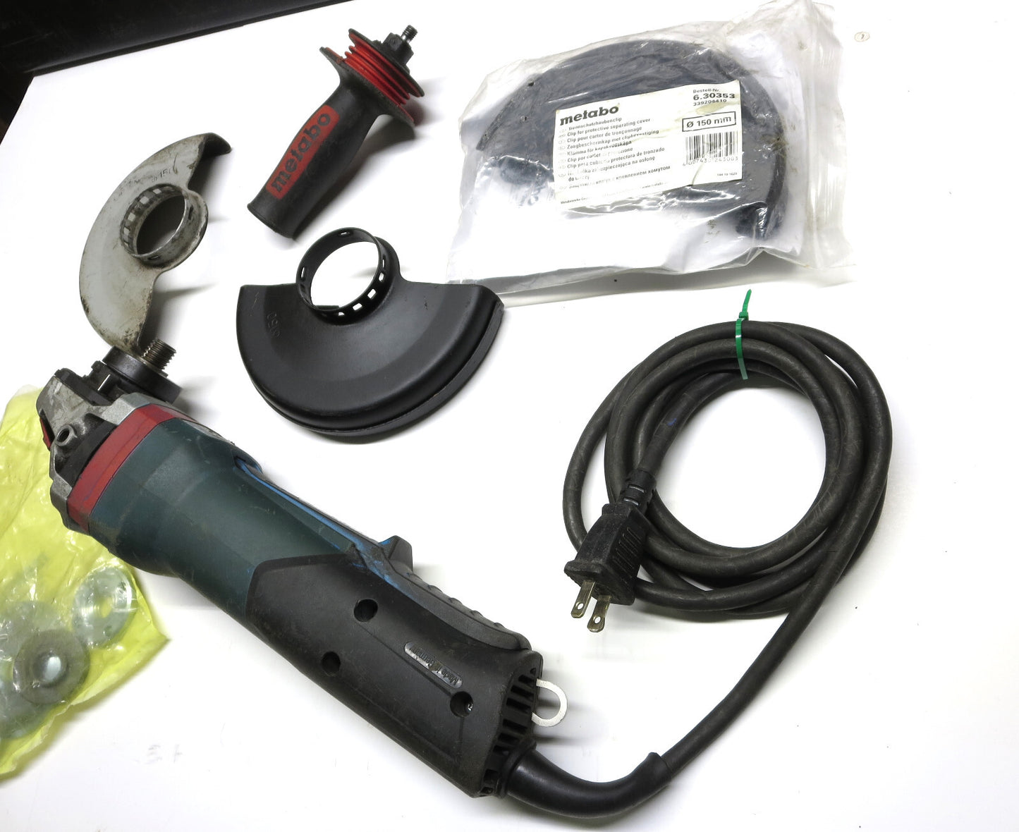 Metabo WEPBA 17-150 Quick DS 6 in Electric Angle Grinder Kit 14.5A 00553420