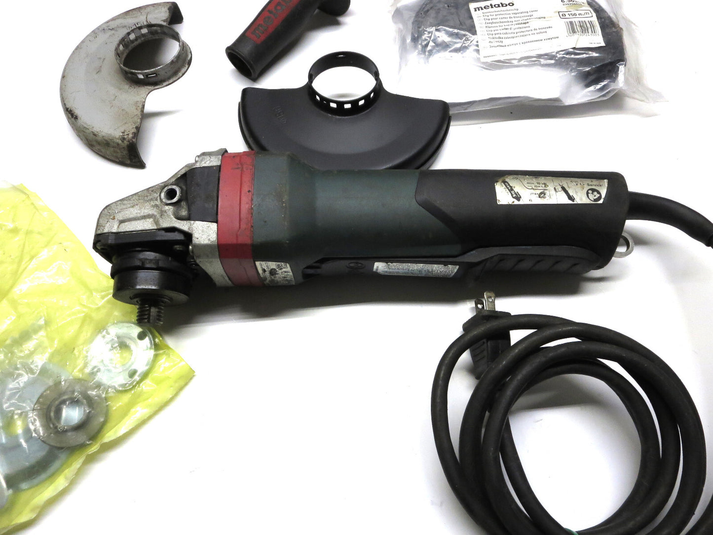 Metabo WEPBA 17-150 Quick DS 6 in Electric Angle Grinder Kit 14.5A 00553420