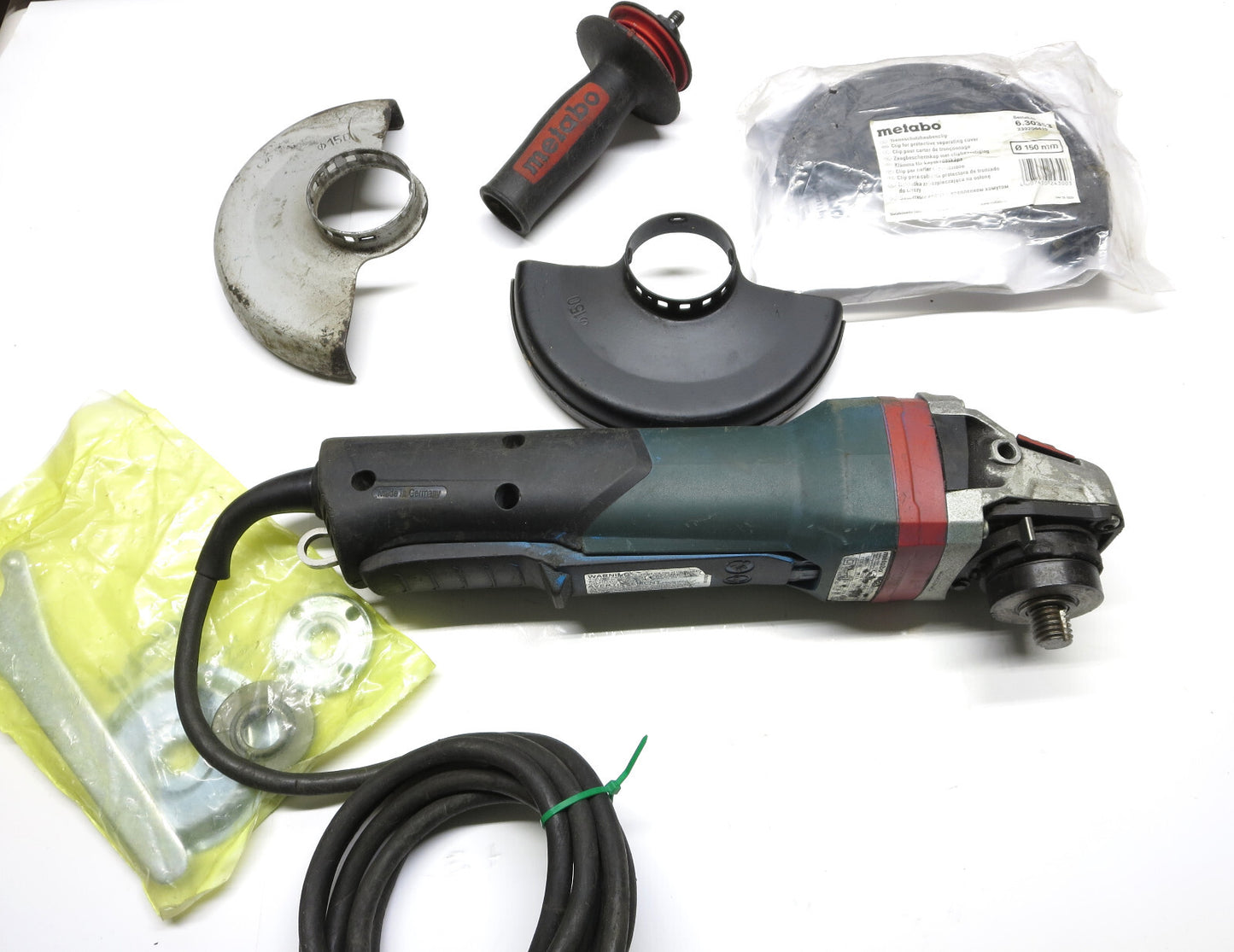 Metabo WEPBA 17-150 Quick DS 6 in Electric Angle Grinder Kit 14.5A 00553420