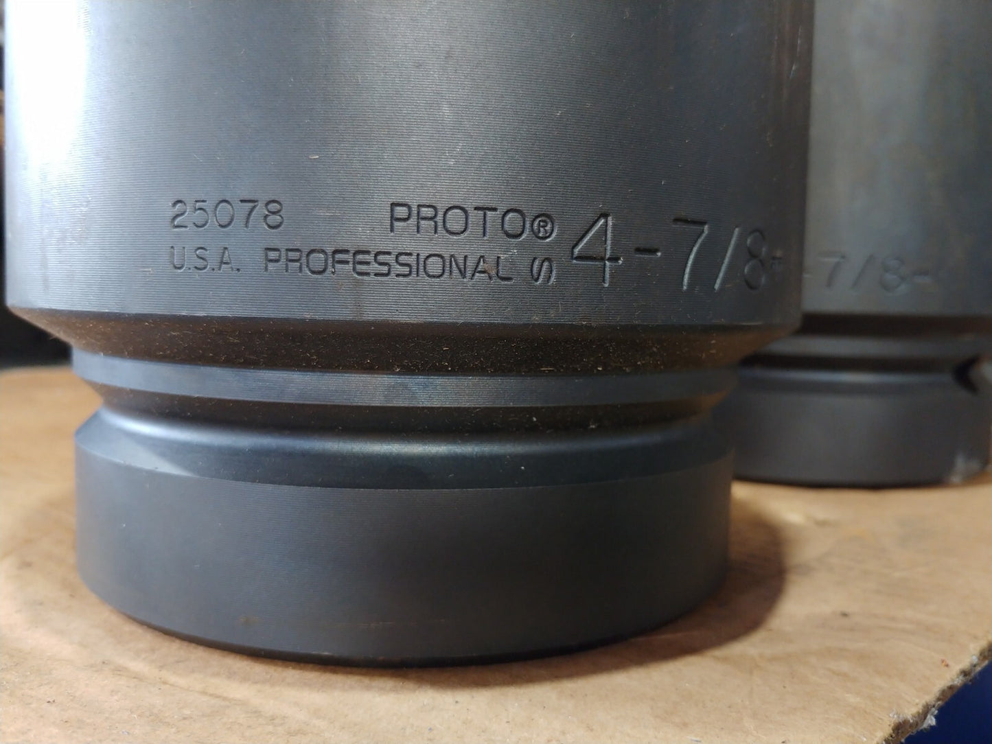 1 EA. PROTO TorquePlus™ 4-7/8 SAE Impact Socket 2-1/2 Drive 6 Point J25078 USA
