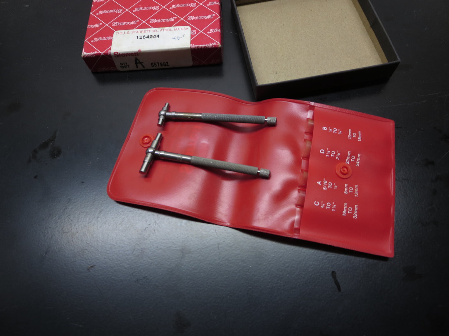 STARRETT S579GZ Telescoping Gauge Set (Incomplete)