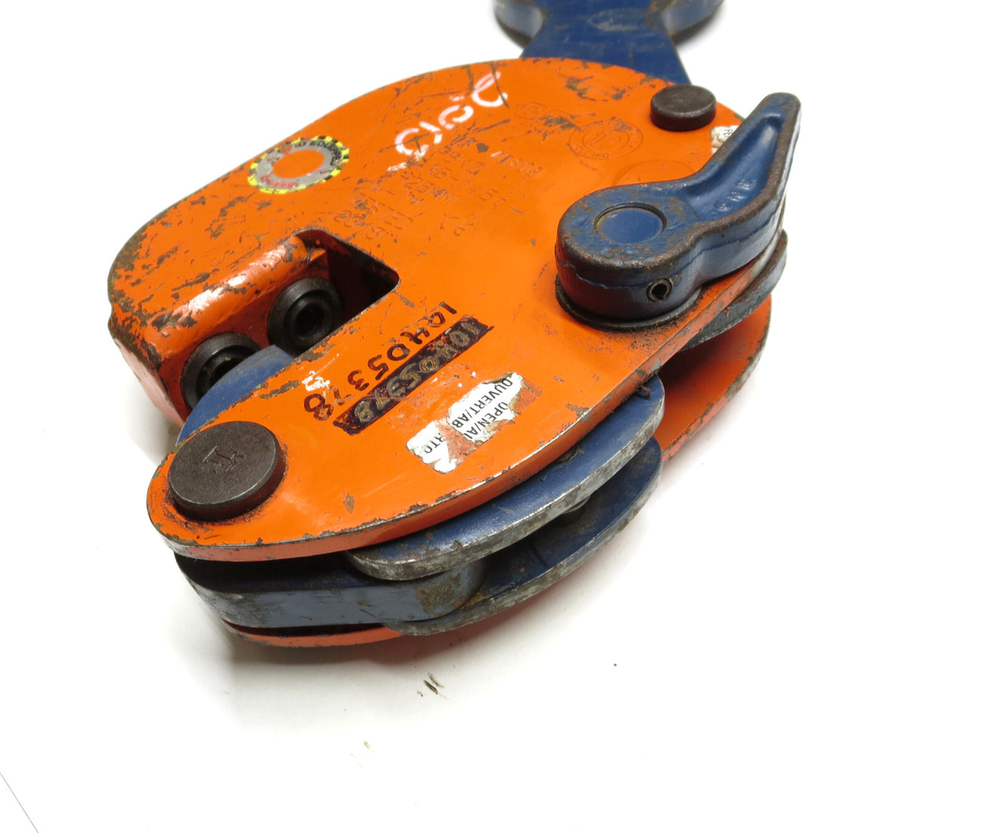 Crosby IPBKZ 1-1/2 ton Lifting Clamp Size 3/16" - 1" IP Clamp Made in Holland