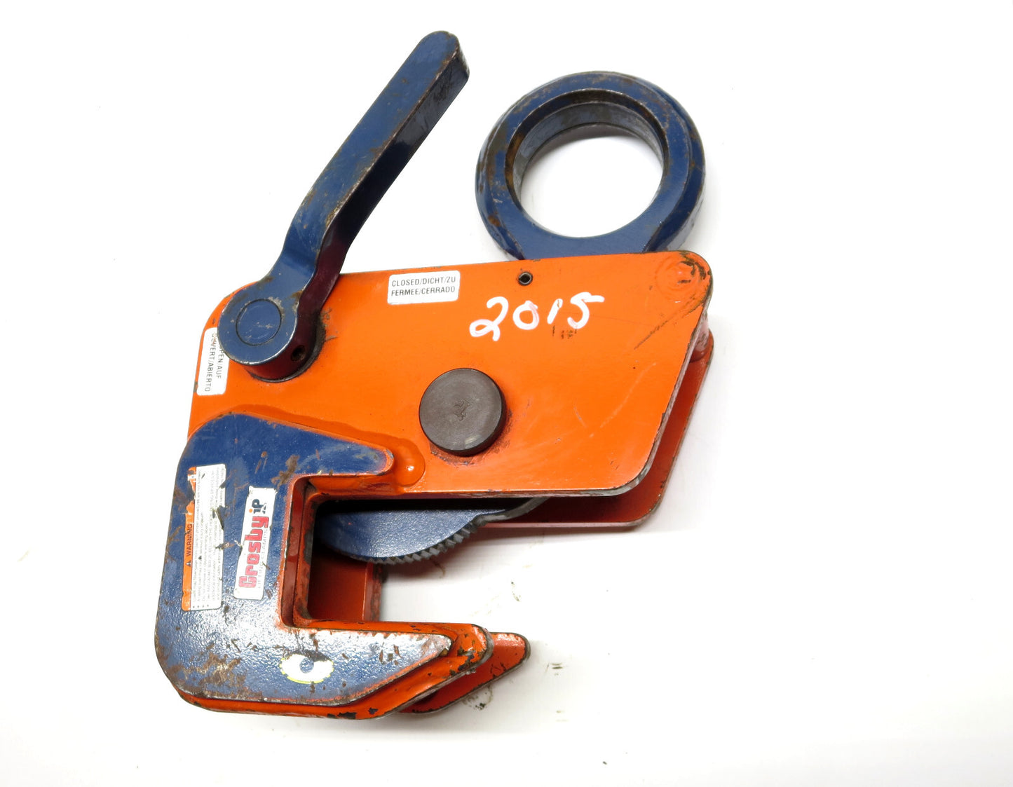Crosby Lifting Clamp IPBHZ 3 ton Horizontal 0" - 1-9/16" Capacity 2705463