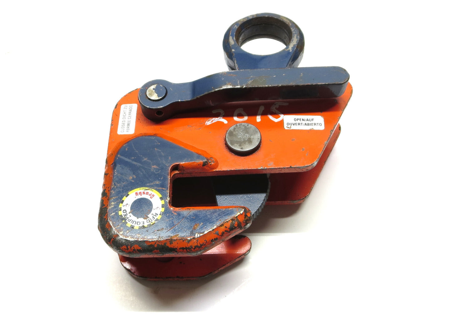 Crosby IP Lifting Clamp IPBHZ 1-1/2 ton Horizontal 0" - 1" Capacity 2705462