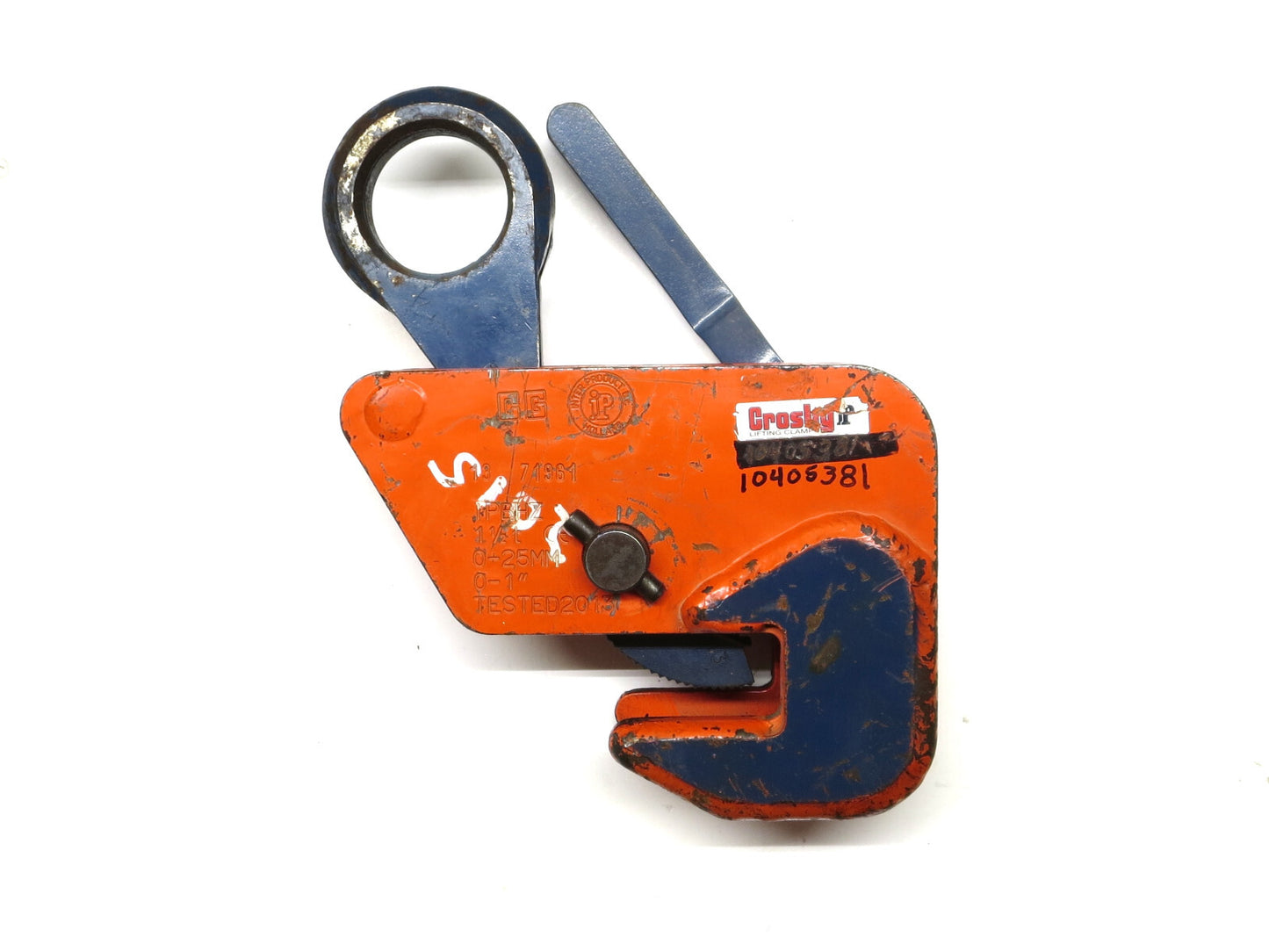 Crosby IP Lifting Clamp IPBHZ 1-1/2 ton Horizontal 0" - 1" Capacity 2705462