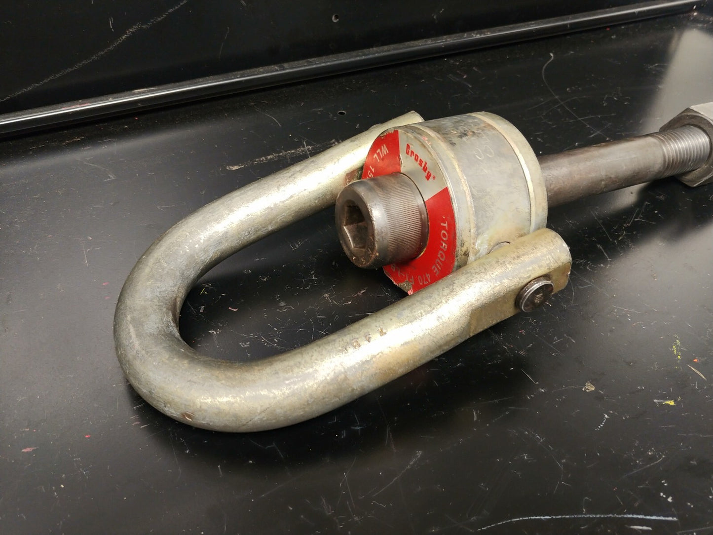 Crosby HR-125 Swivel Hoist Ring WLL 15,000 LB, 1-1/4 - 7 X 8.5"