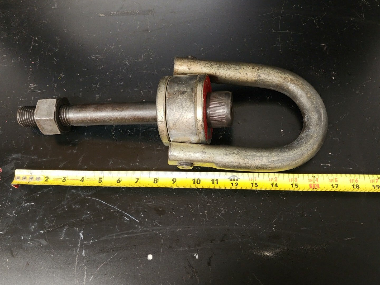 Crosby HR-125 Swivel Hoist Ring WLL 15,000 LB, 1-1/4 - 7 X 8.5"