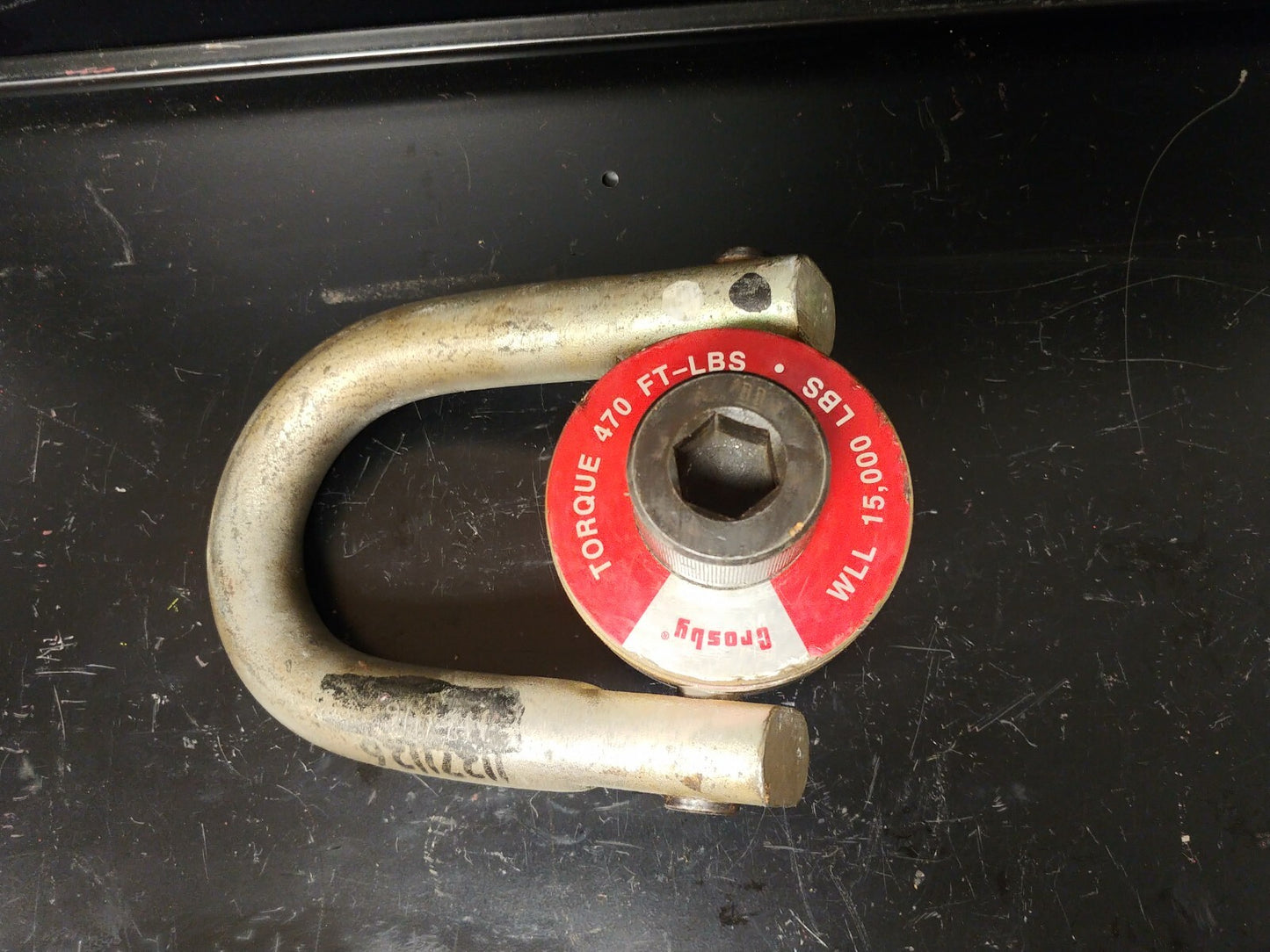 Crosby 1016975 HR-125 Swivel Hoist Ring WLL 15,000 LB, 1-1/4 - 7 x 4.5 (2.21")