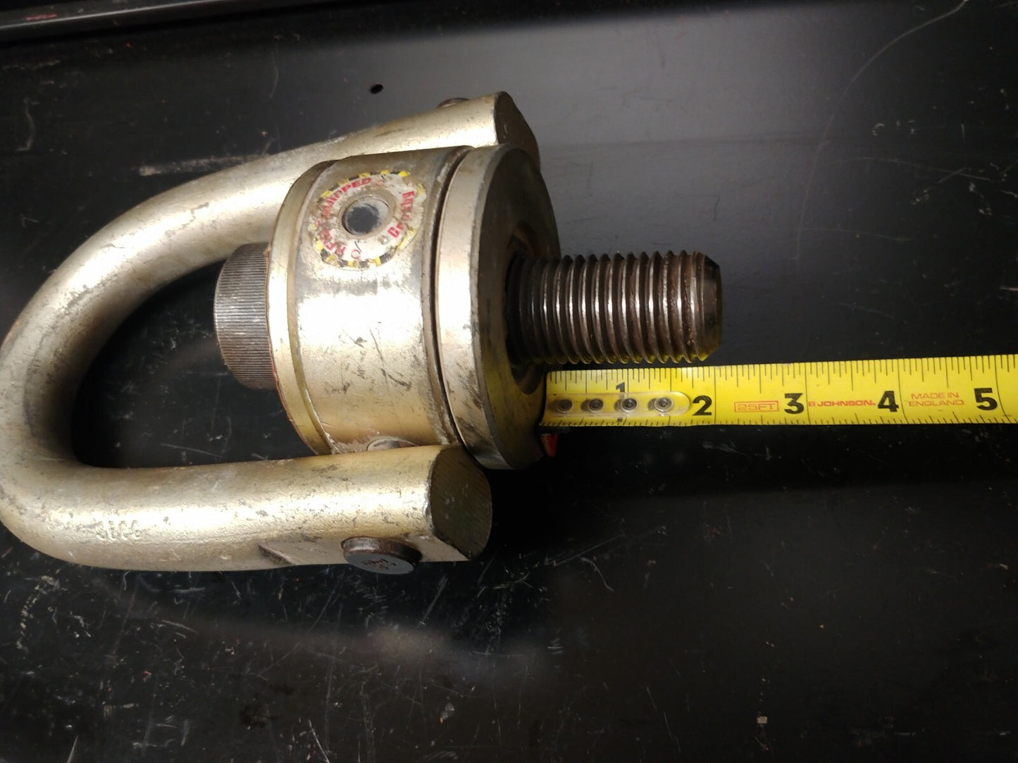 Crosby 1016975 HR-125 Swivel Hoist Ring WLL 15,000 LB, 1-1/4 - 7 x 4.5 (2.21")