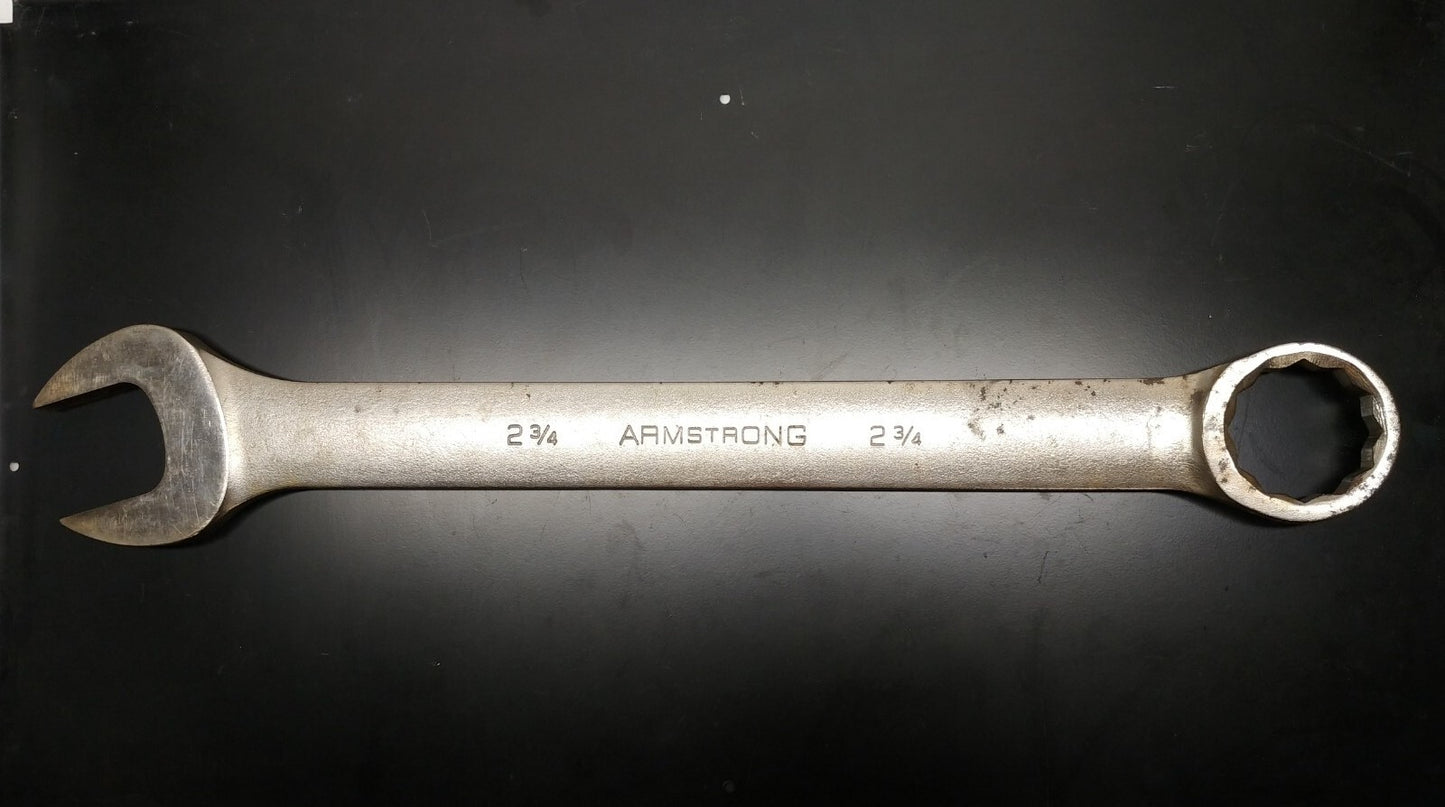 Armstrong 25-288 2-3/4 in Combination Wrench Long Pattern Satin Made in USA