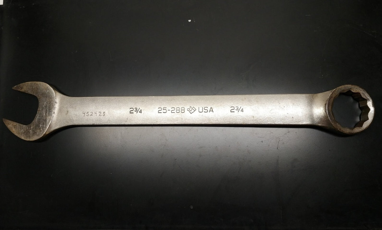 Armstrong 25-288 2-3/4 in Combination Wrench Long Pattern Satin Made in USA