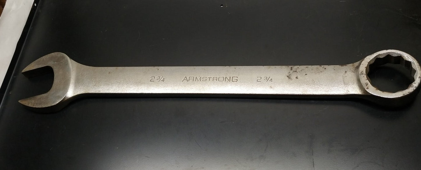Armstrong 25-288 2-3/4 in Combination Wrench Long Pattern Satin Made in USA