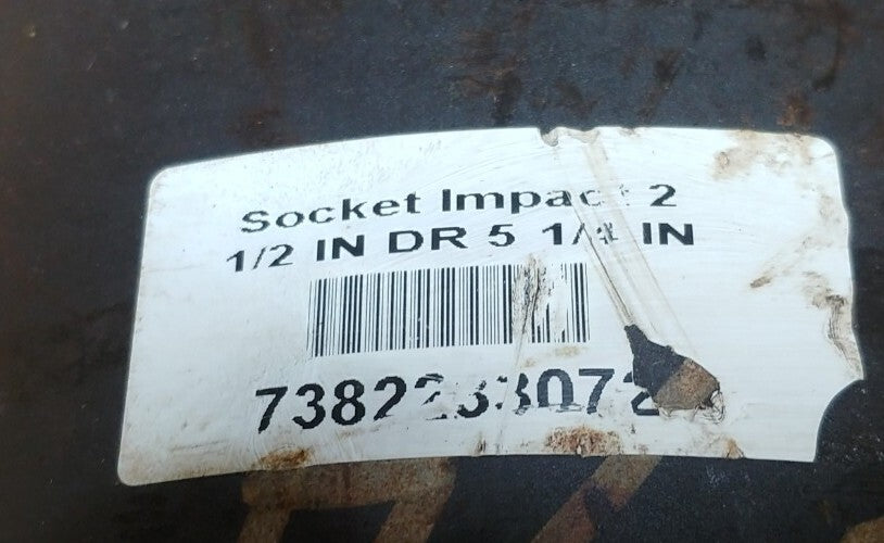 SNAP-ON 5-1/4 Impact Socket 2-1/2 in. Drive 6 Point IM 1689 USA Excellent Cond.