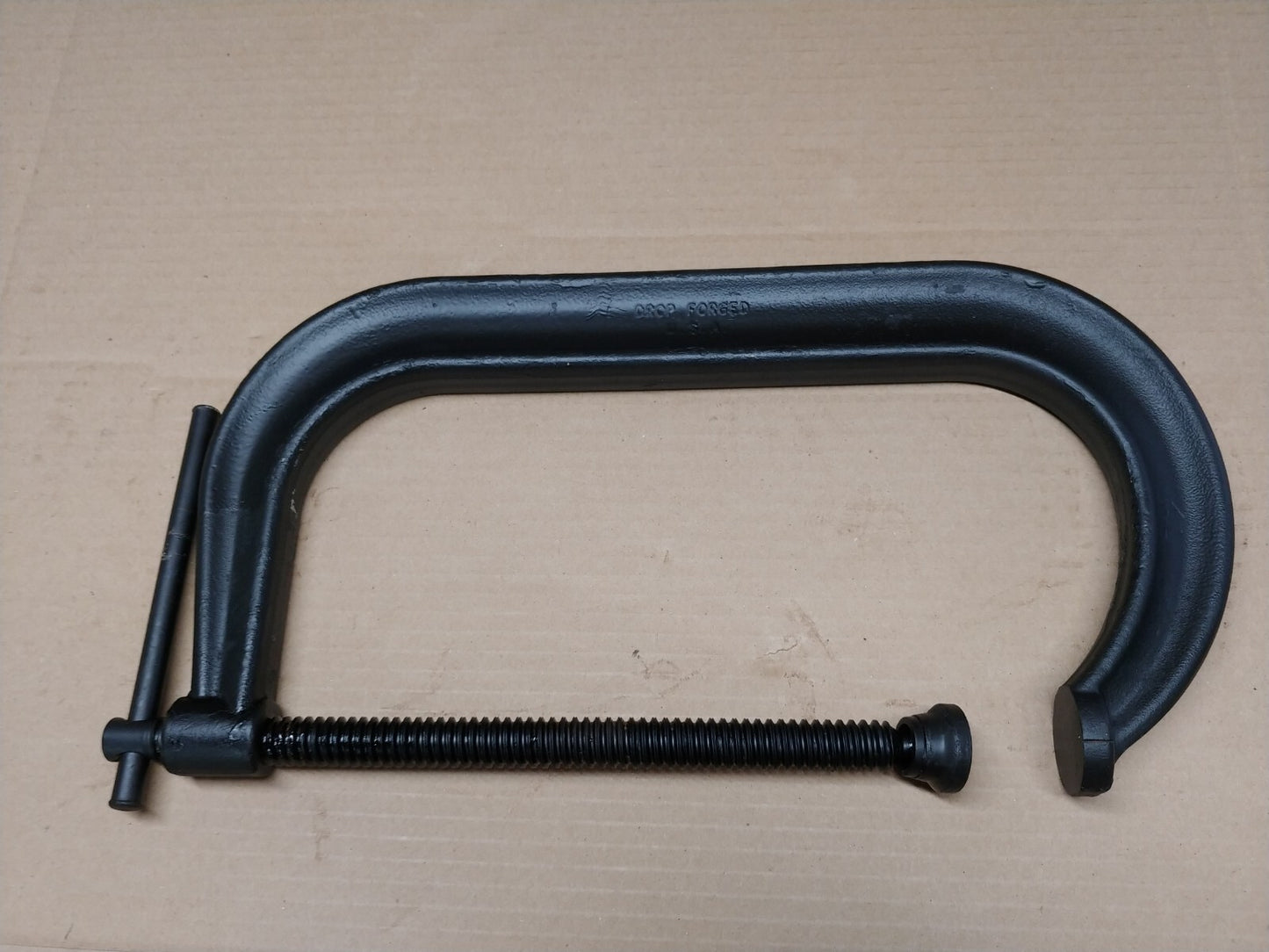 Armstrong 10 IN. C Clamp Deep Throat Drop Forged Model 78-410 Black Painted USA