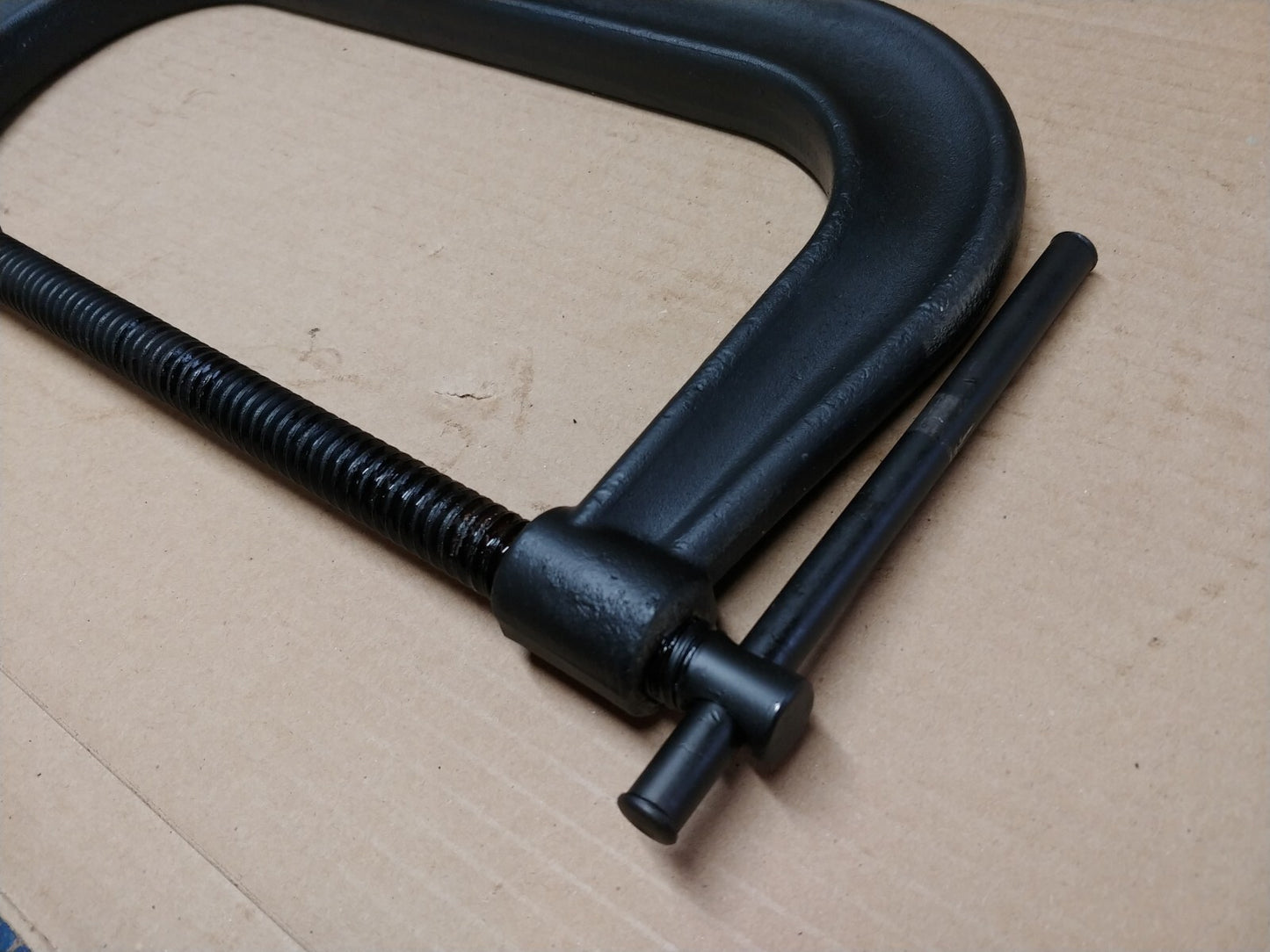 Armstrong 10 IN. C Clamp Deep Throat Drop Forged Model 78-410 Black Painted USA