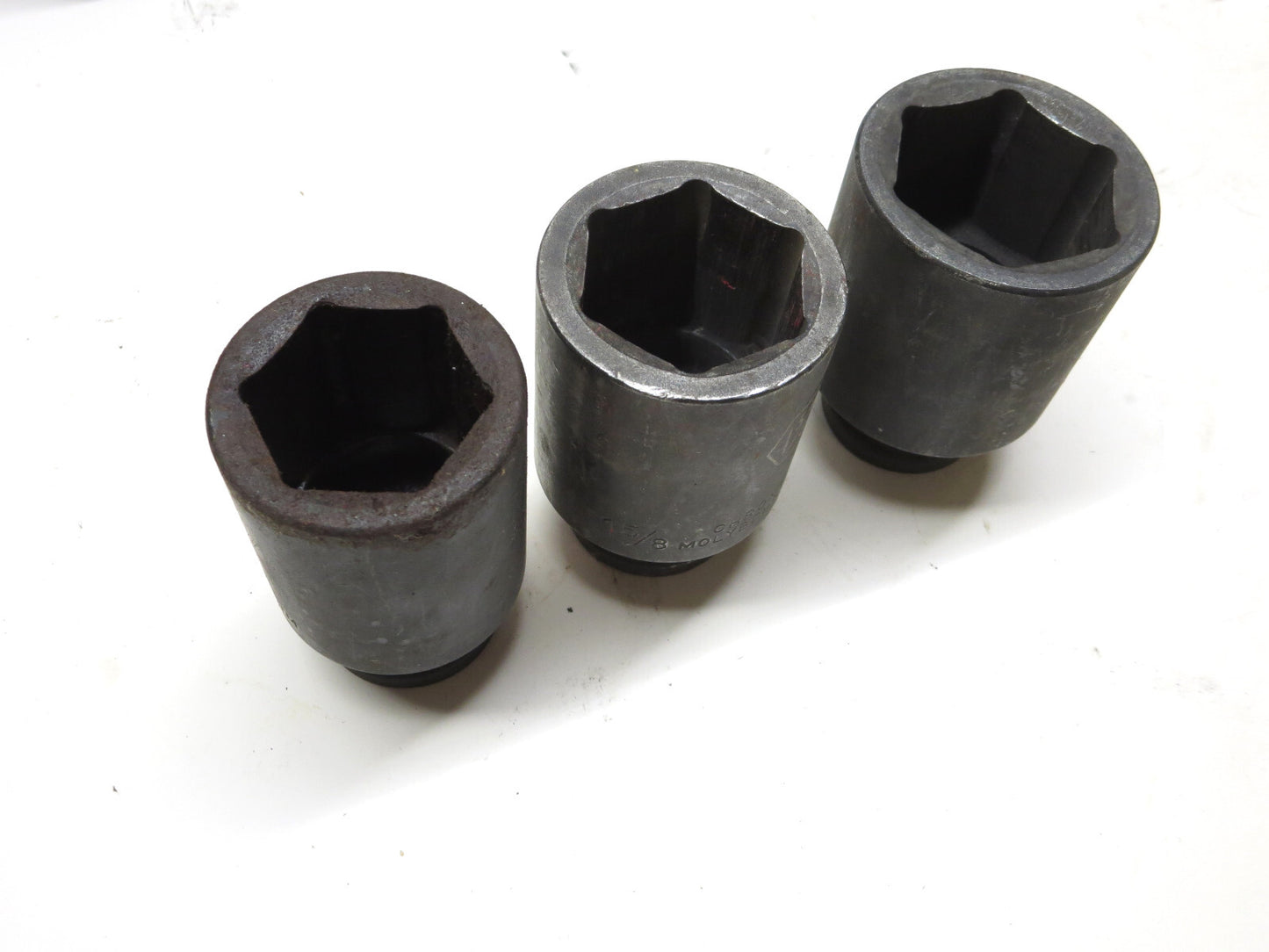LOT OF 4 PCS GearWrench 3/4 DR Deep Impact Sockets 1-7/16, 1-1/2, 1-5/8, 1-13/16