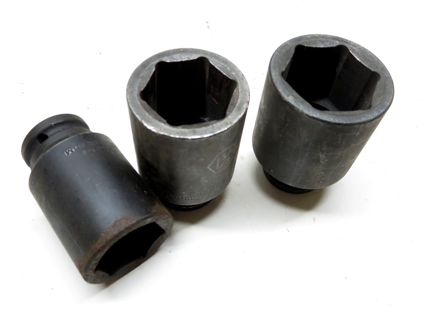 LOT OF 4 PCS GearWrench 3/4 DR Deep Impact Sockets 1-7/16, 1-1/2, 1-5/8, 1-13/16