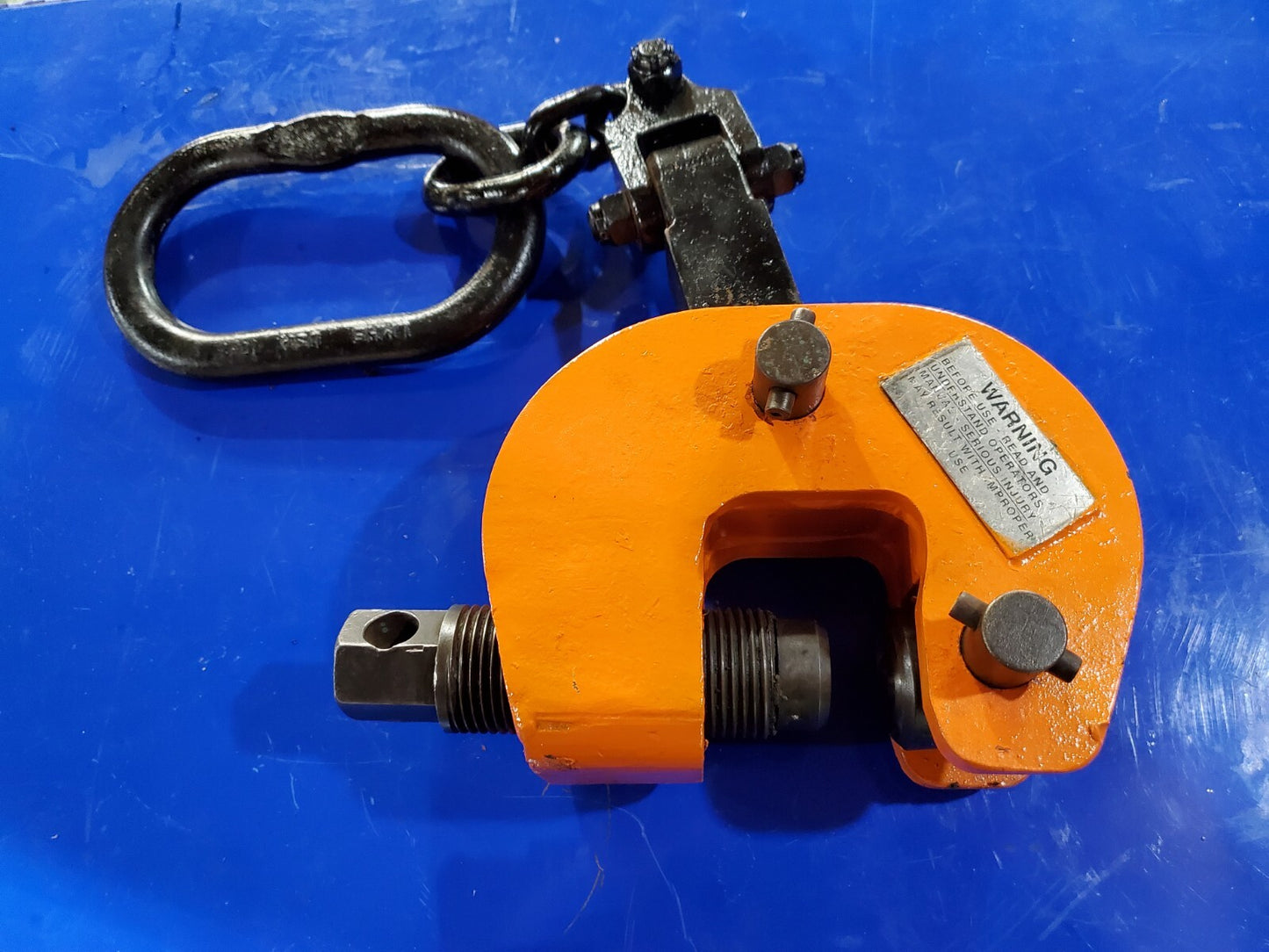 Renfroe 6,000 LB WLL Plate Clamp Locking 0 to 2" Model SCPA-03.00-A Made in USA