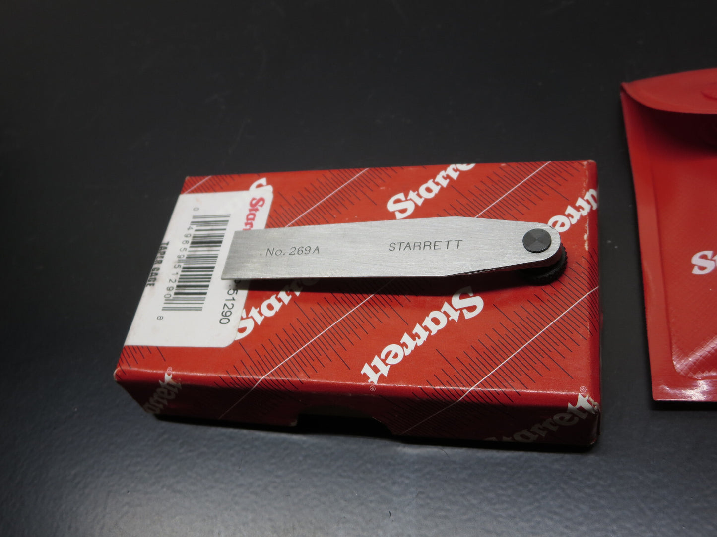 New Starrett 269A Taper Gage, 0.100-0.500" Range, .001 Grad, 51290, Made in USA