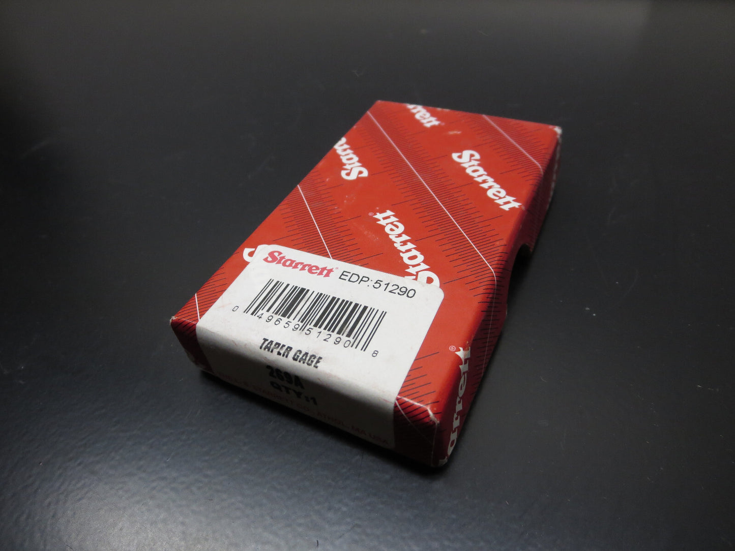 New Starrett 269A Taper Gage, 0.100-0.500" Range, .001 Grad, 51290, Made in USA