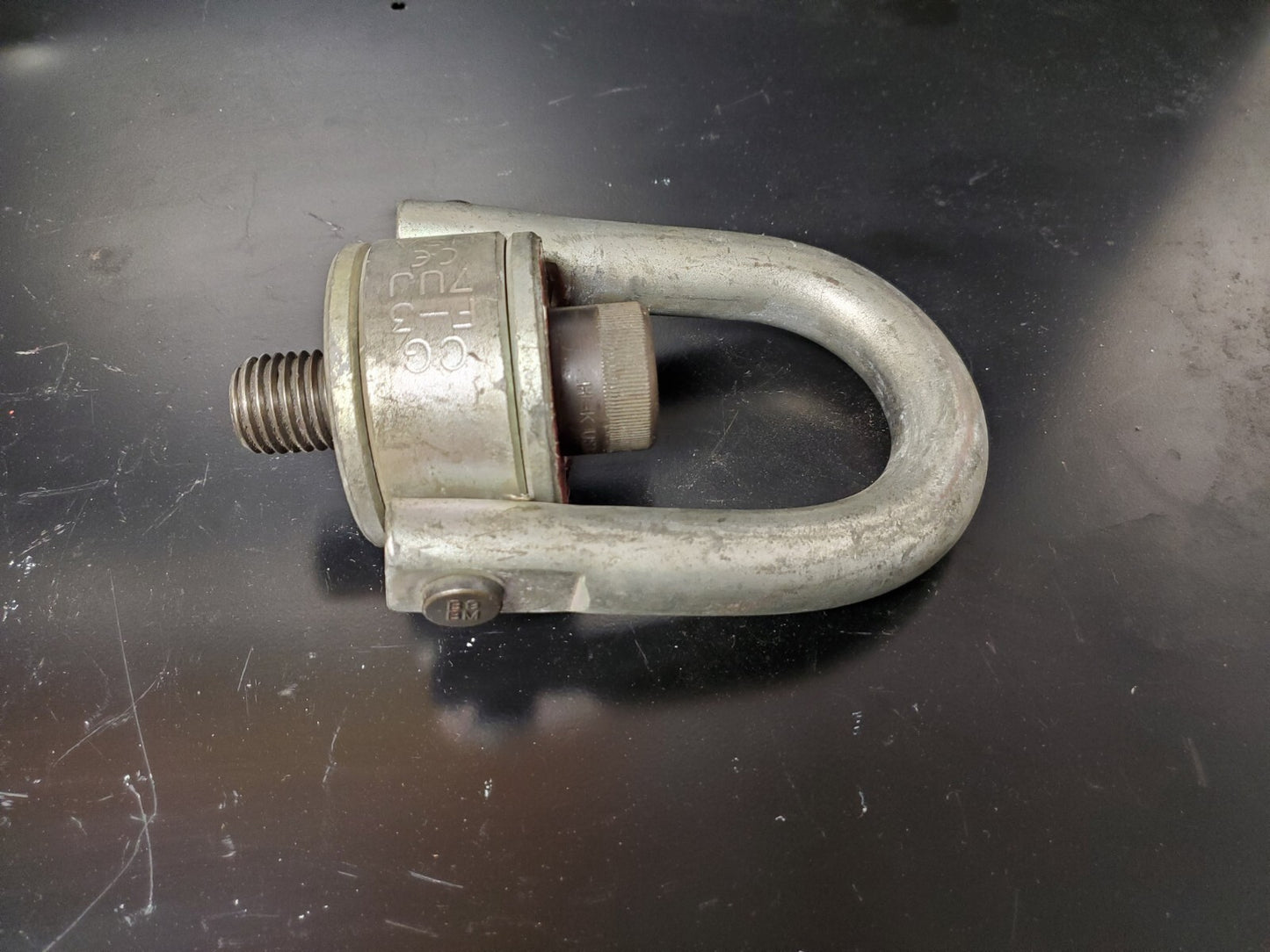 Crosby 1016964 HR-125 Swivel Hoist Ring WLL 10,000 LB 1-8x3, (1.14"Eff. Thr) USA