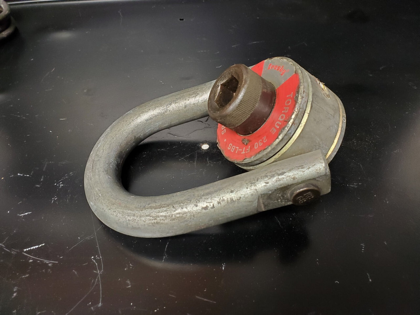 Crosby 1016964 HR-125 Swivel Hoist Ring WLL 10,000 LB 1-8x3, (1.14"Eff. Thr) USA