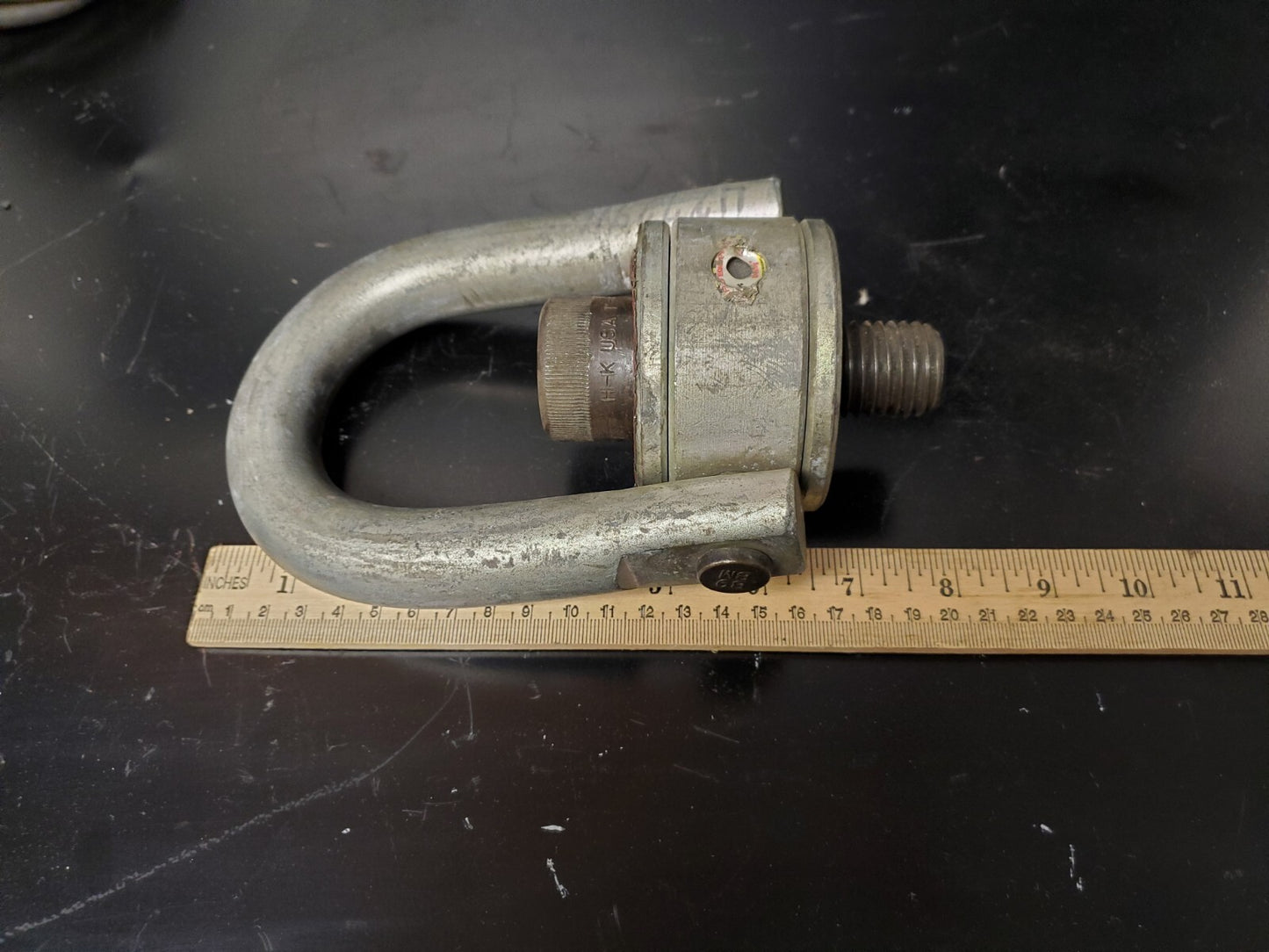 Crosby 1016964 HR-125 Swivel Hoist Ring WLL 10,000 LB 1-8x3, (1.14"Eff. Thr) USA