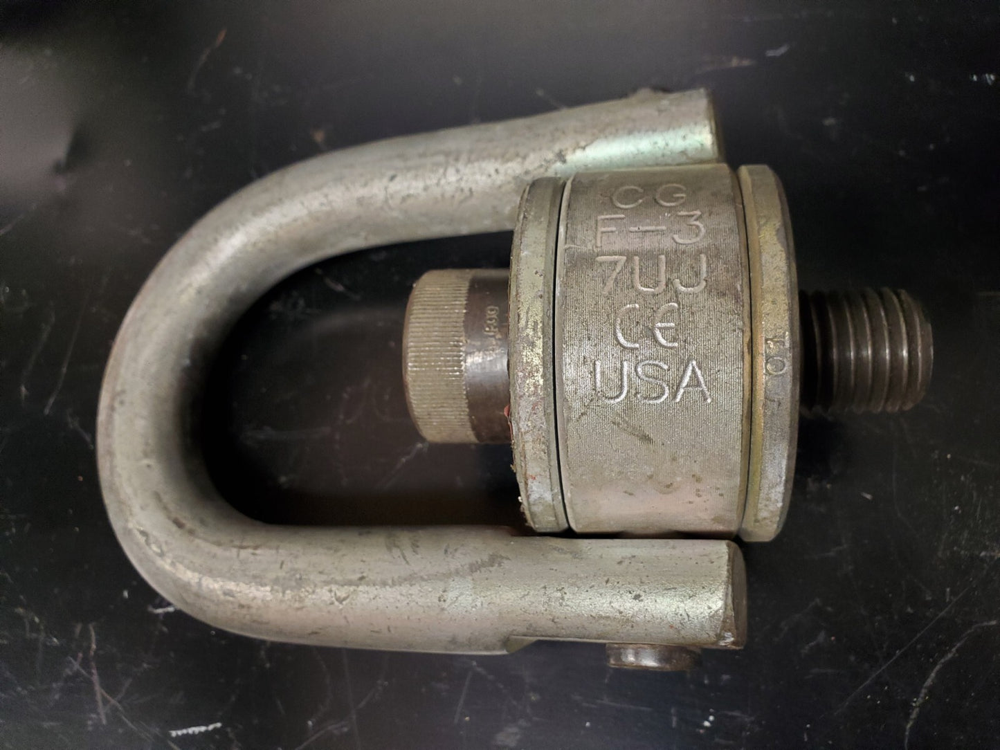 Crosby 1016964 HR-125 Swivel Hoist Ring WLL 10,000 LB 1-8x3, (1.14"Eff. Thr) USA