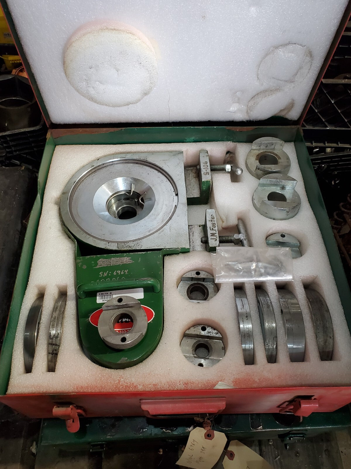 Skidmore Model M Bolt Tension Calibrator 5/8, 3/4, 7/8, 1, 1-1/8, 1-1/4 HH Sets