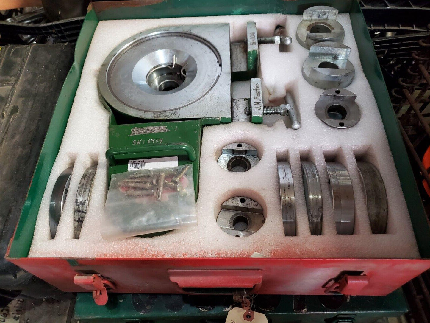 Skidmore Model M Bolt Tension Calibrator 5/8, 3/4, 7/8, 1, 1-1/8, 1-1/4 HH Sets