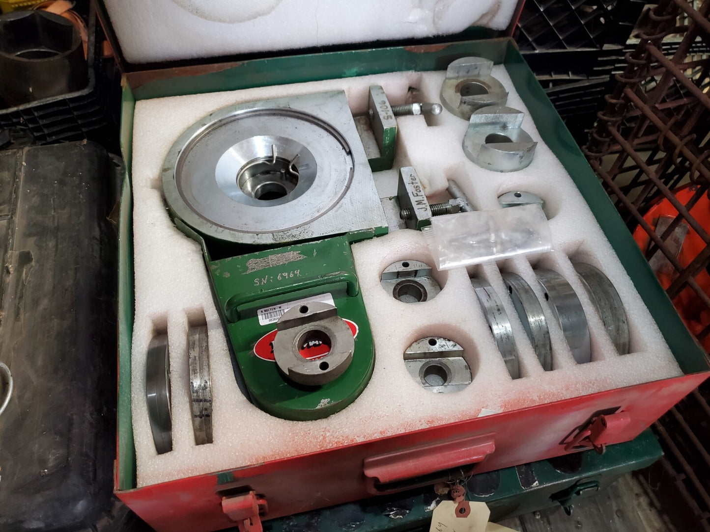 Skidmore Model M Bolt Tension Calibrator 5/8, 3/4, 7/8, 1, 1-1/8, 1-1/4 HH Sets