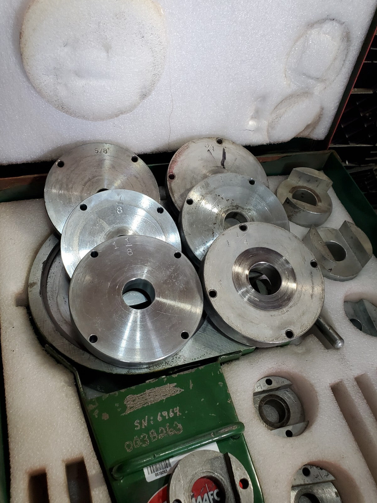 Skidmore Model M Bolt Tension Calibrator 5/8, 3/4, 7/8, 1, 1-1/8, 1-1/4 HH Sets