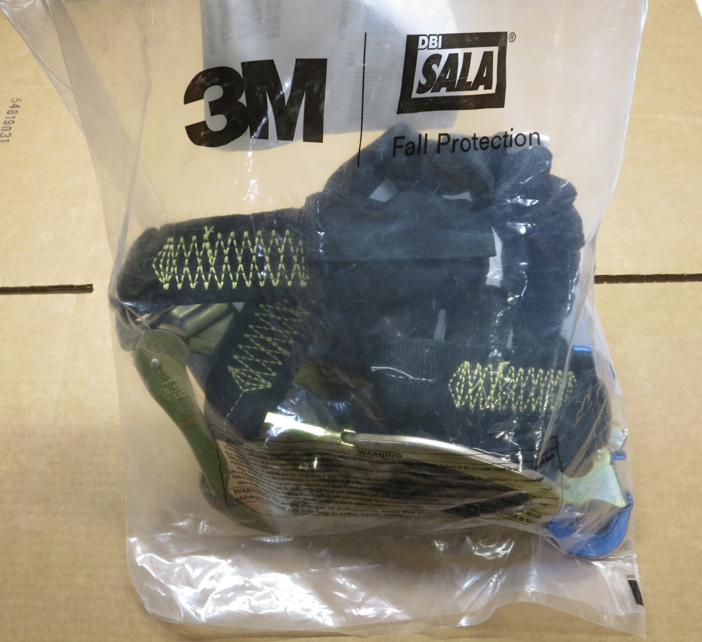 New 3M DBI SALA 1246527 EZ-Stop Arc Flash 100% Tie-Off Shock-Absorbing Lanyard