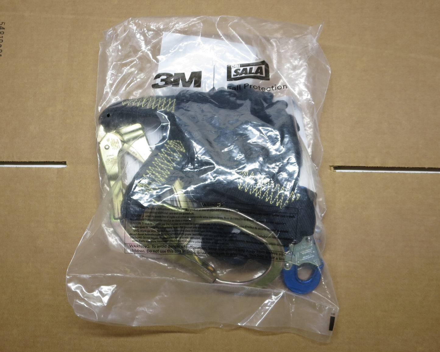 New 3M DBI SALA 1246527 EZ-Stop Arc Flash 100% Tie-Off Shock-Absorbing Lanyard