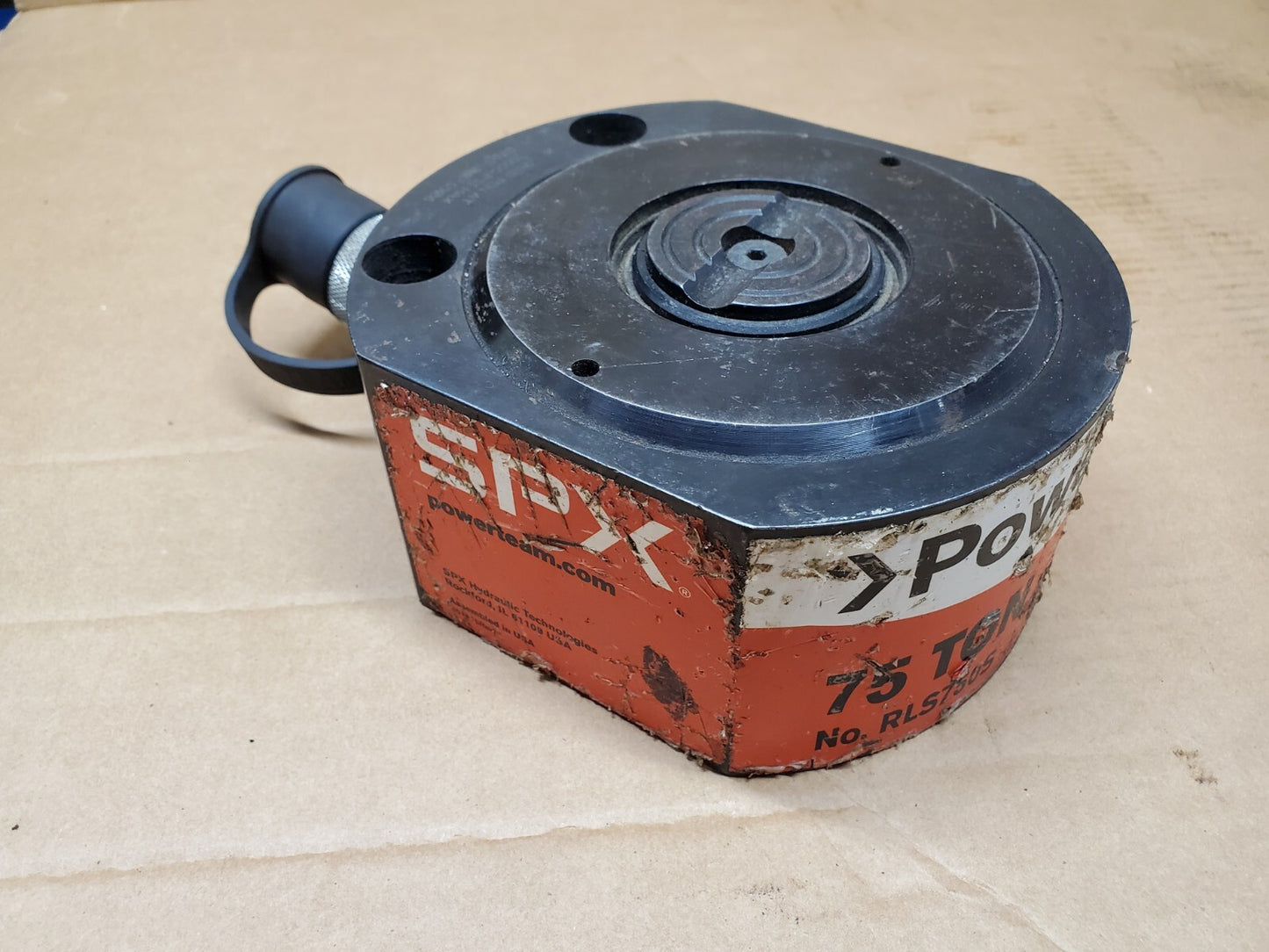 Power Team 75 Ton Hydraulic Cylinder / Ram RLS750S Low Profile Made in USA SPX