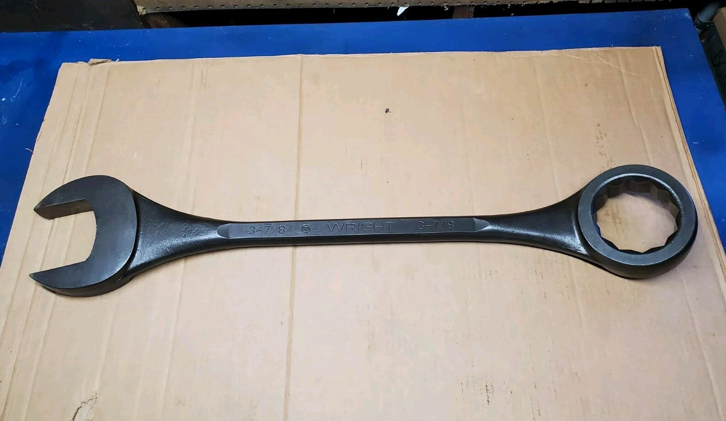 Wright Tool 11X24 3.97" Milled X 3-7/8" 12 Point Black Combination Wrench USA