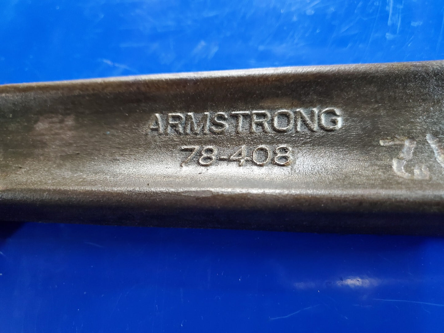 LOT OF 2 x Armstrong 78-408C C-Clamps. 8" Deep Throat Pattern Drop Forged C USA