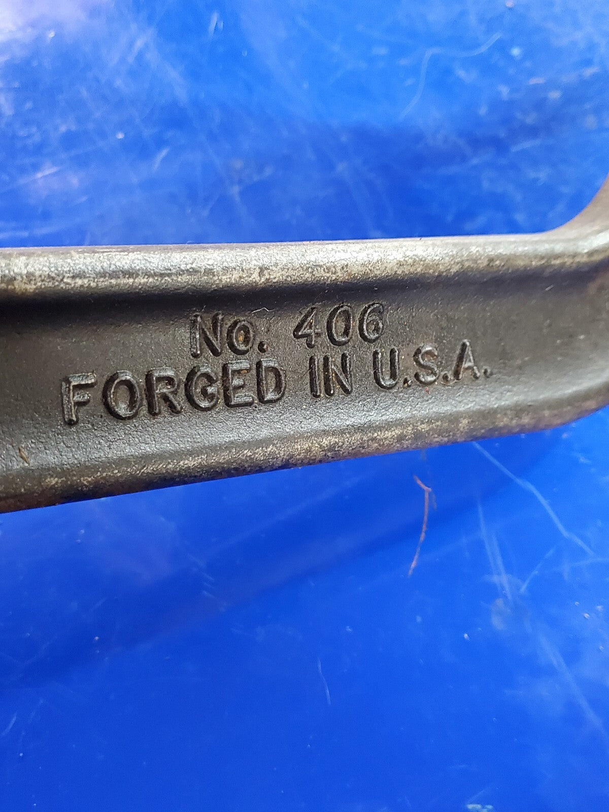 1 ea. Wright 90406B Drop Forged C-Clamp Deep Throat 6 in w/ Full Screw USA