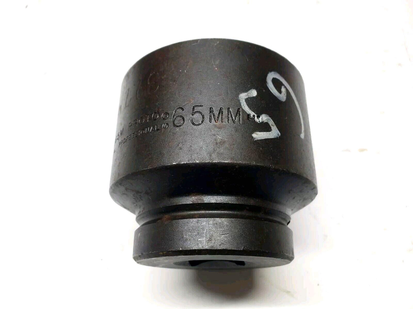 Proto 10065M 65mm Impact Socket 1 In. Drive 6-Point Standard Depth USA