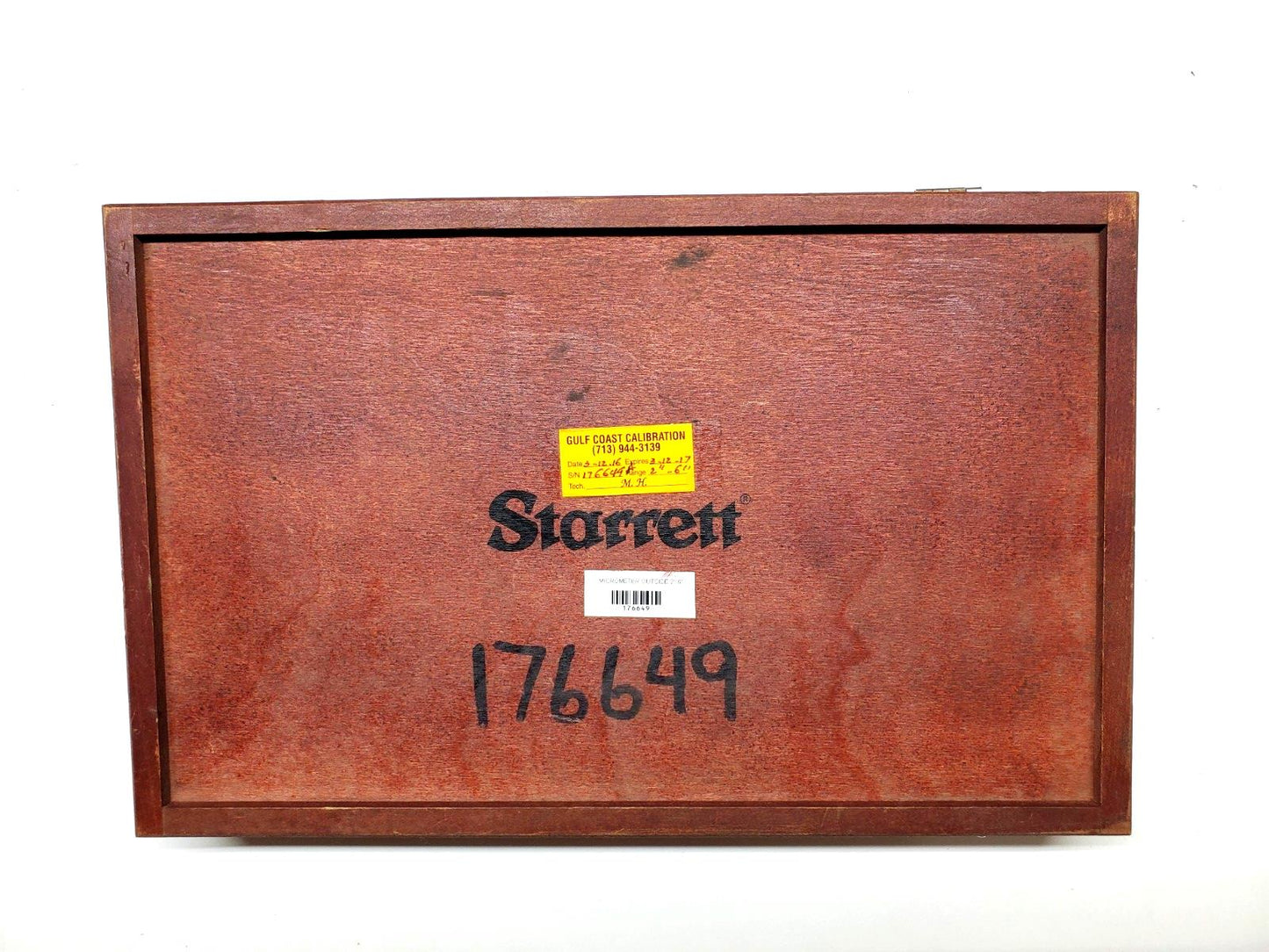 Starrett 224ARLZ 224 Series 2" - 6" Interchangeable Anvil Micrometer Set .001"